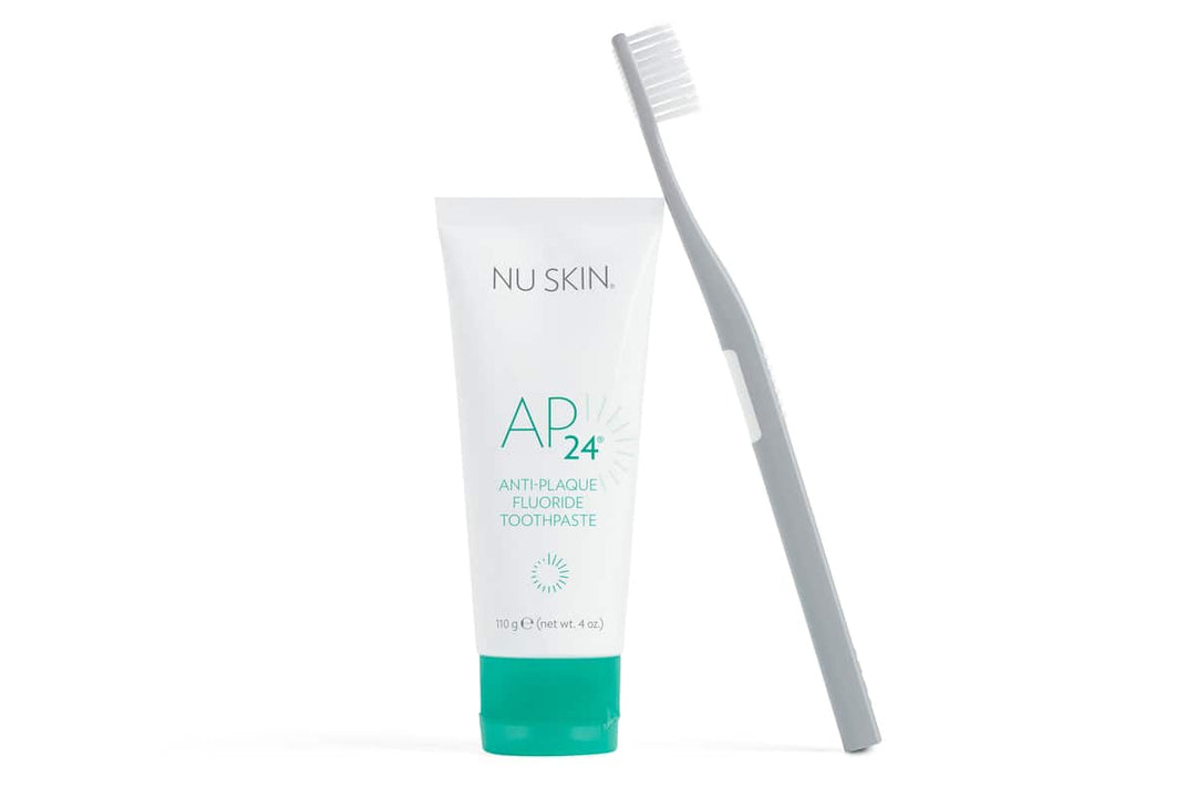 AP 24 Toothbrush Single Gray/White