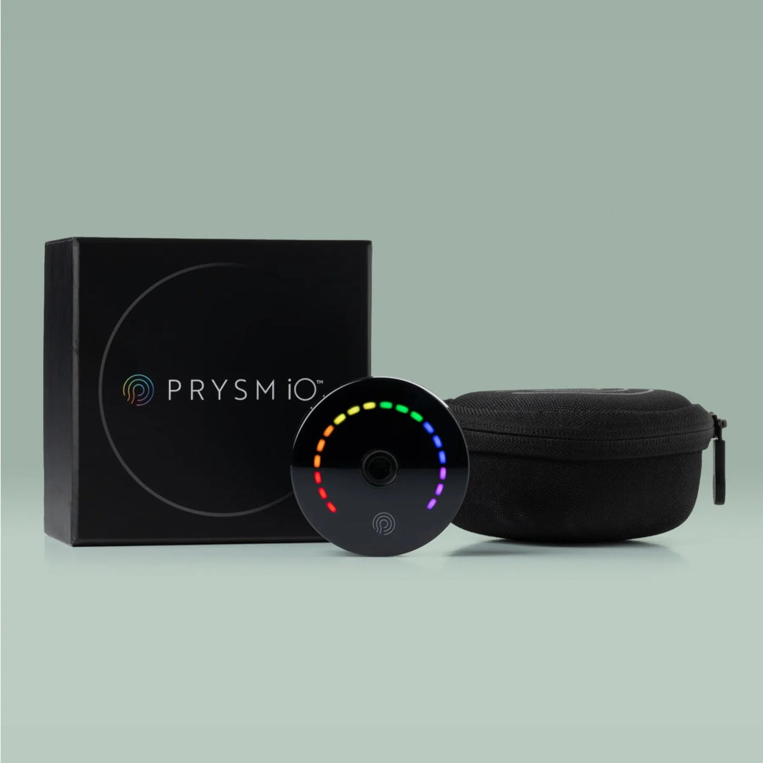 Prysm iO + LifePak Elements – Gerät, Verpackung und Schutztasche