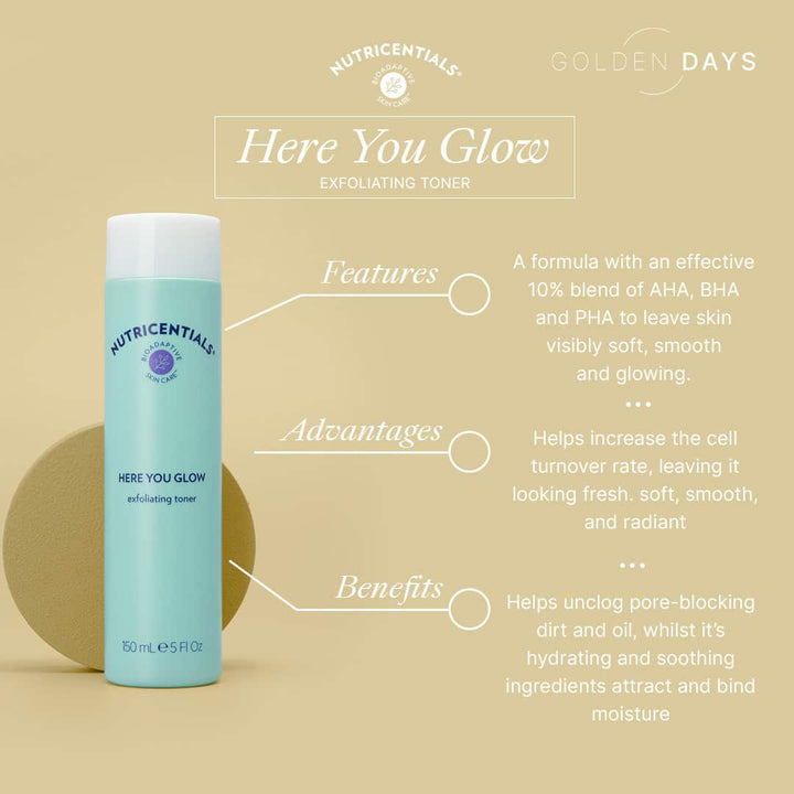Here You Glow Exfoliating Toner