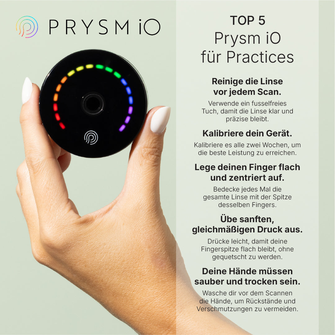 Prysm iO – Top 5 Best Practices (Deutsch)